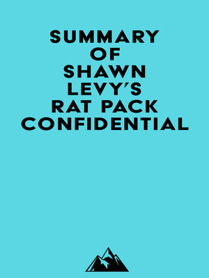 cover image of Summary of Shawn Levy's Rat Pack Confidential